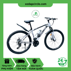 Xe đạp địa hình Lion Card STR 26 inch được trang bị phuộc thép lò xo
