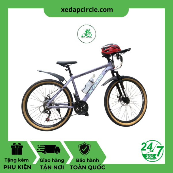 Xe đạp địa hình VN300 SpeedX STR 26 inch được trang bị phuộc thép lò xo