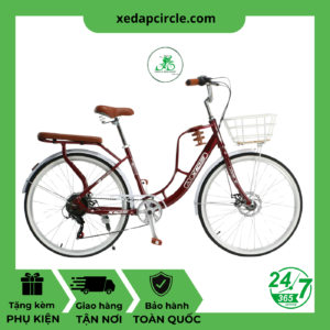 Khung xe có cấu tạo từ chất liệu nhôm cao cấp với khả năng chịu lực tốt cùng độ bền cao